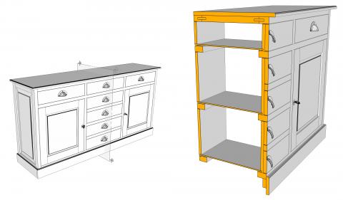 Coupe-verticale-transversale-bahut-tiroirs
