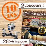 Tournage sur bois fête ses 10 ans ! Tournage sur bois fête ses 10 ans !