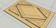 TUTO : modéliser un panneau à pointe de diamant avec SketchUp