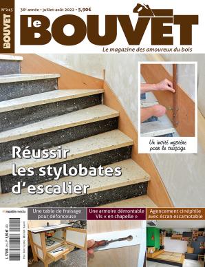 Le Bouvet n°215 – Réussir les stylobates d'escalier
