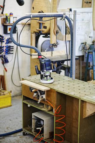 Aménager son atelier : un établi polyvalent, table de défonceuse