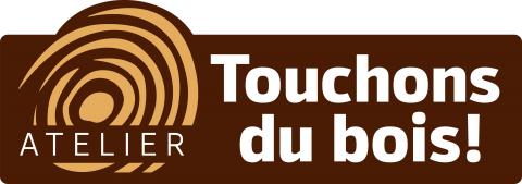 Salon Epinal 2023 : atelier "Touchons du bois !" Logo