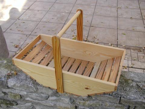Kiosque de marchande : un petit panier