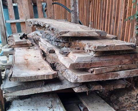 Bois : plateaux en plots, stockage extérieur protégé - 5