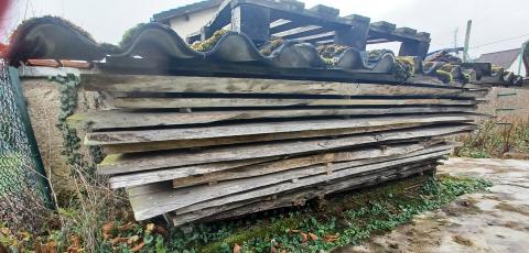 Bois : plateaux en plots, stockage extérieur protégé - 1