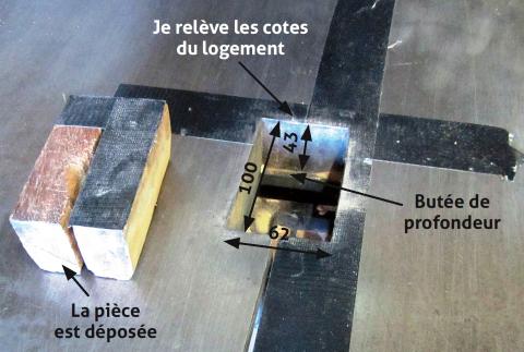 Dépose de l’ancienne pièce de sécurité